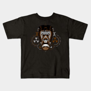 apes mask monkey ilustration Kids T-Shirt